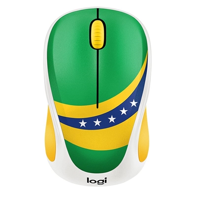 Logitech Raton M238 Coleccion Mundial Brasil